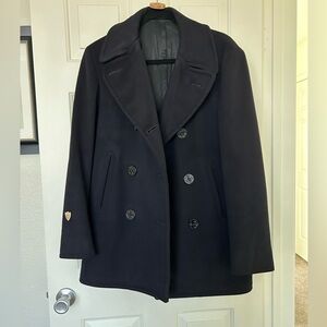 Vintage Men’s U.S. Navy Wool Peacoat